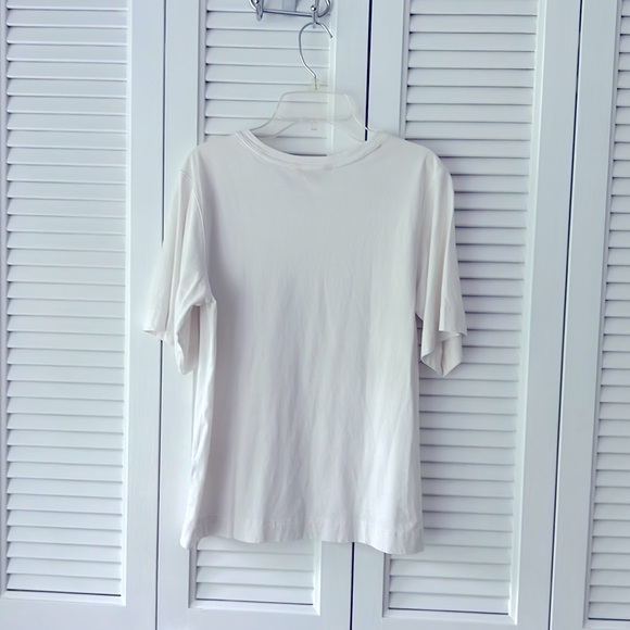 Rebecca Taylor Tee with Smocking, snow (white), size XS - Picture 4 of 7